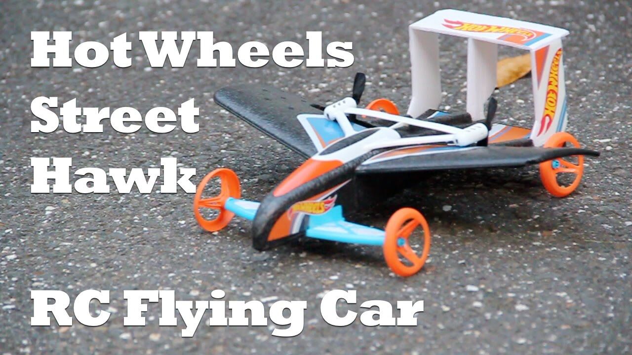 hot wheels street hawk remote control flying car