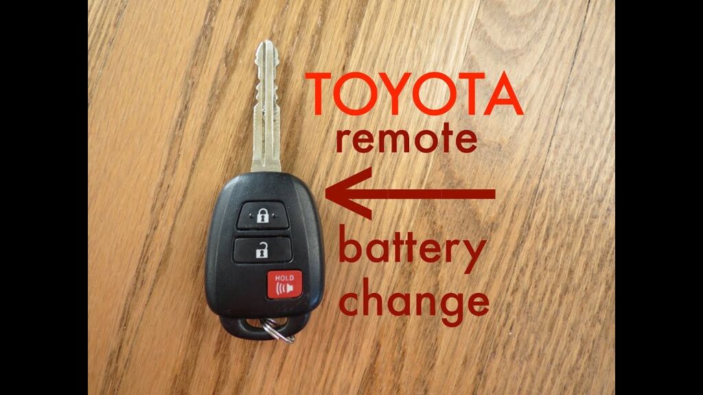 How to Toyota Key Fob Remote Keyless Battery Change/Replace