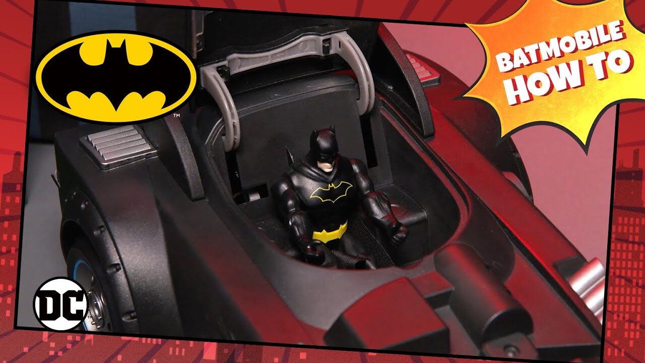 batman launch and defend batmobile rc