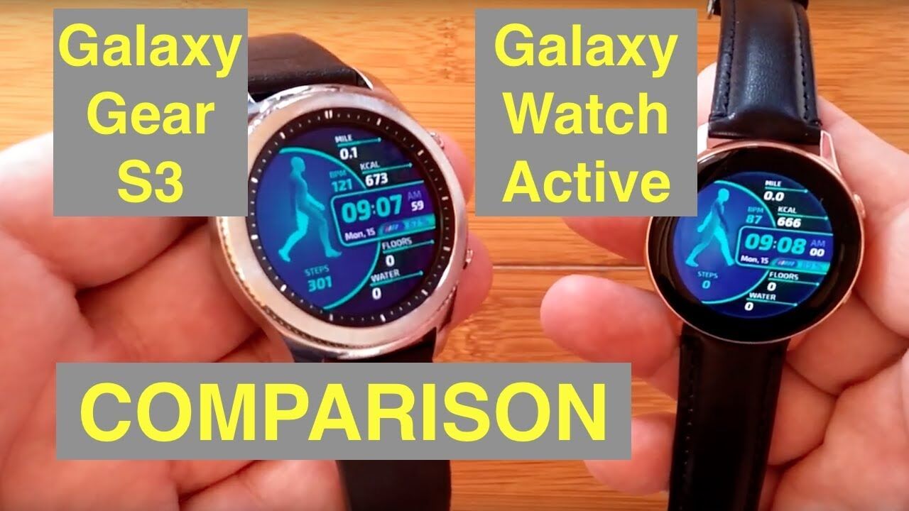 compare galaxy watch and s3