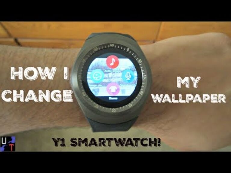Y1 Smartwatch: How To Change Your Wallpaper! (2018)