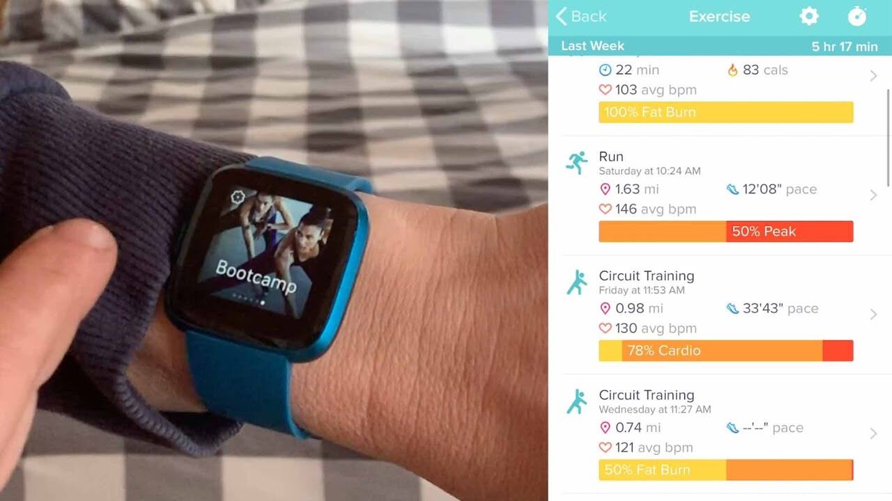 fitbit versa lite heart rate monitor