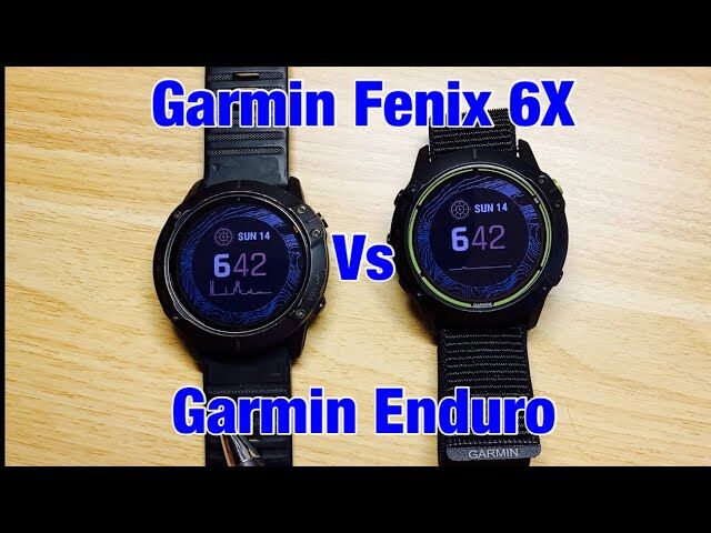 garmin instinct vs fenix 6x